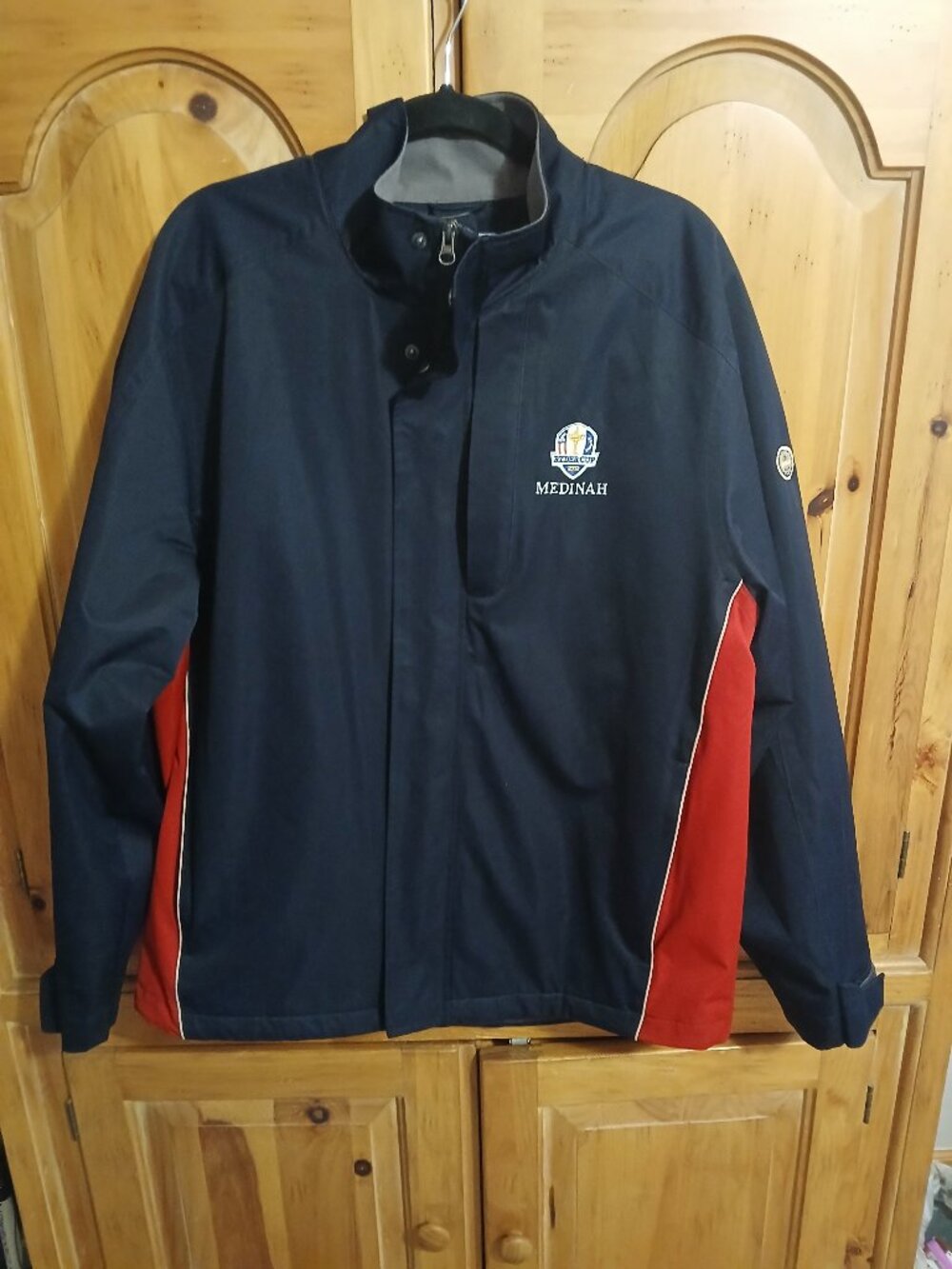 Cutter and Buck Ryder Cup 2012 Golf Jacket CB WeatherTec Water Resistant EUC